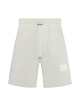 AMIRI MA LOGO SWEAT SHORTS ALABASTER