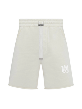 AMIRI MA LOGO SWEAT SHORTS ALABASTER