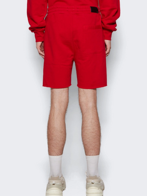 AMIRI MA LOGO SWEAT SHORTS RED