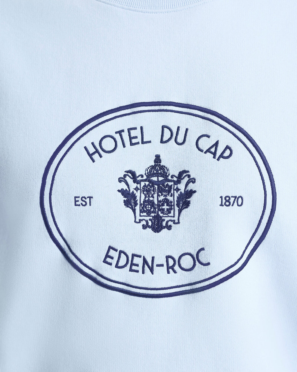 Eden Crest Crewneck - Ciel/Navy