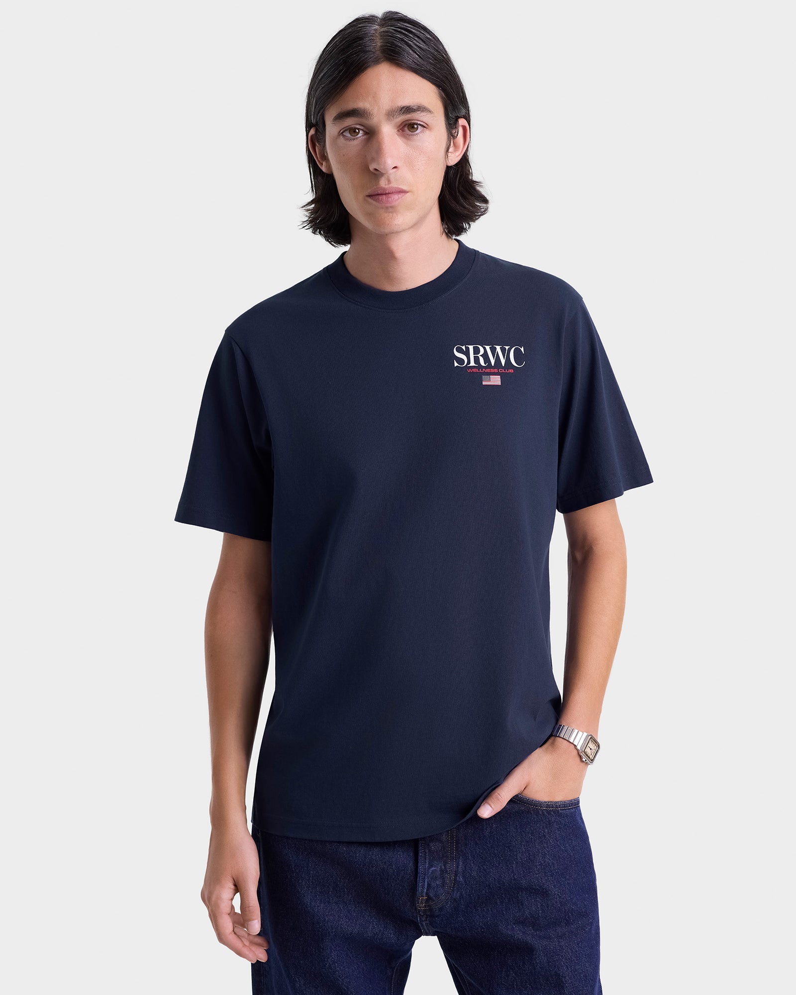 Nautical T-Shirt - Navy/White