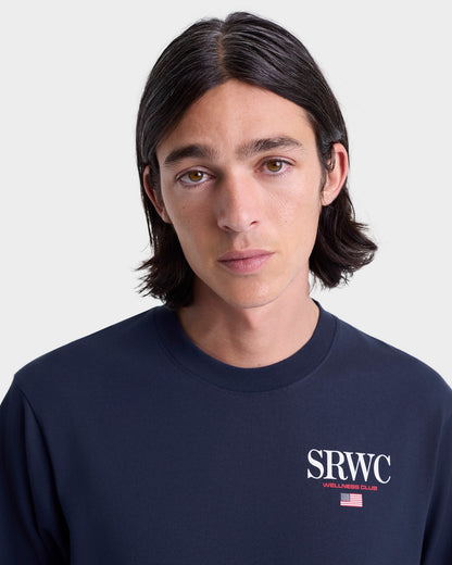 Nautical T-Shirt - Navy/White