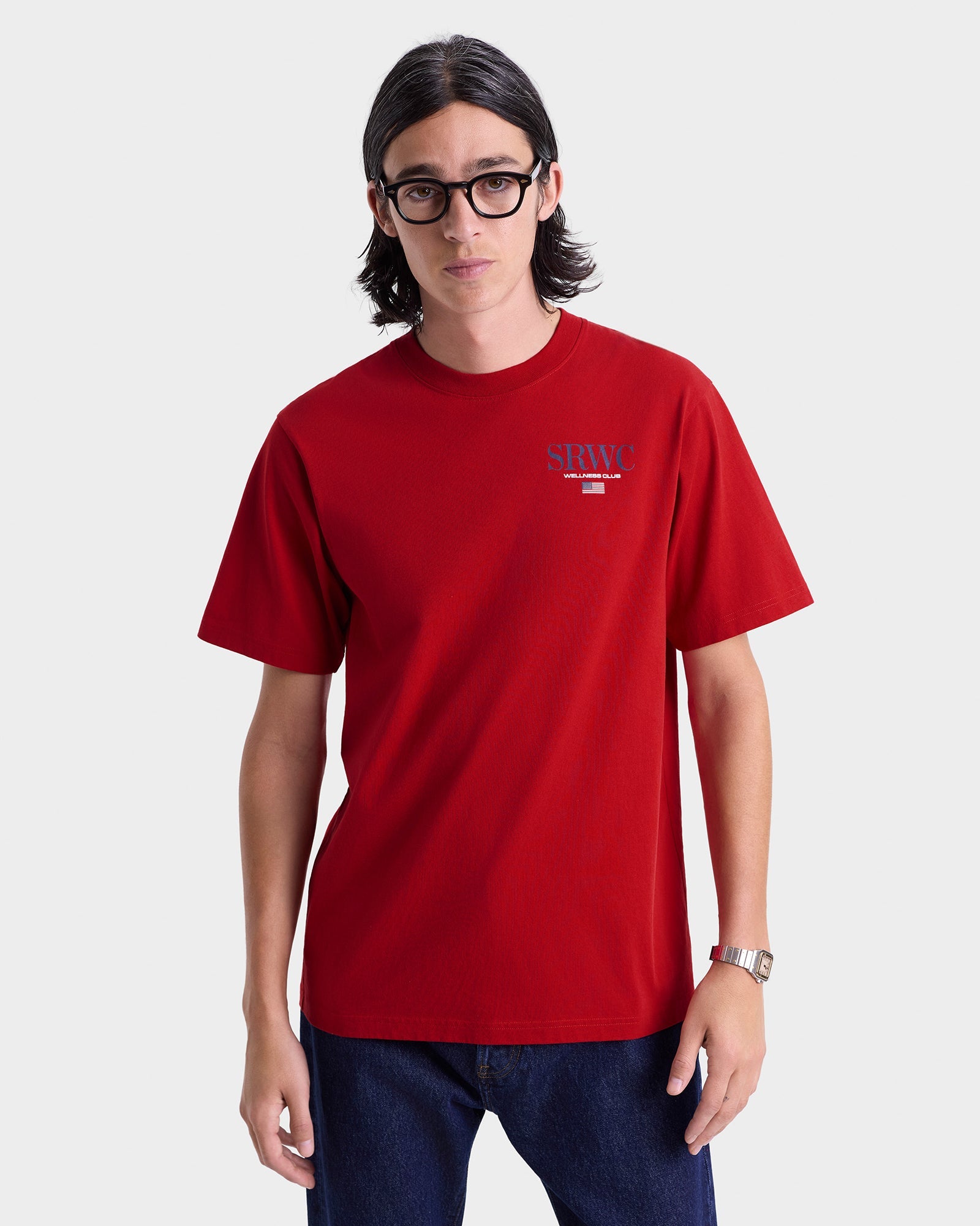 Nautical T-Shirt - Ruby/Navy