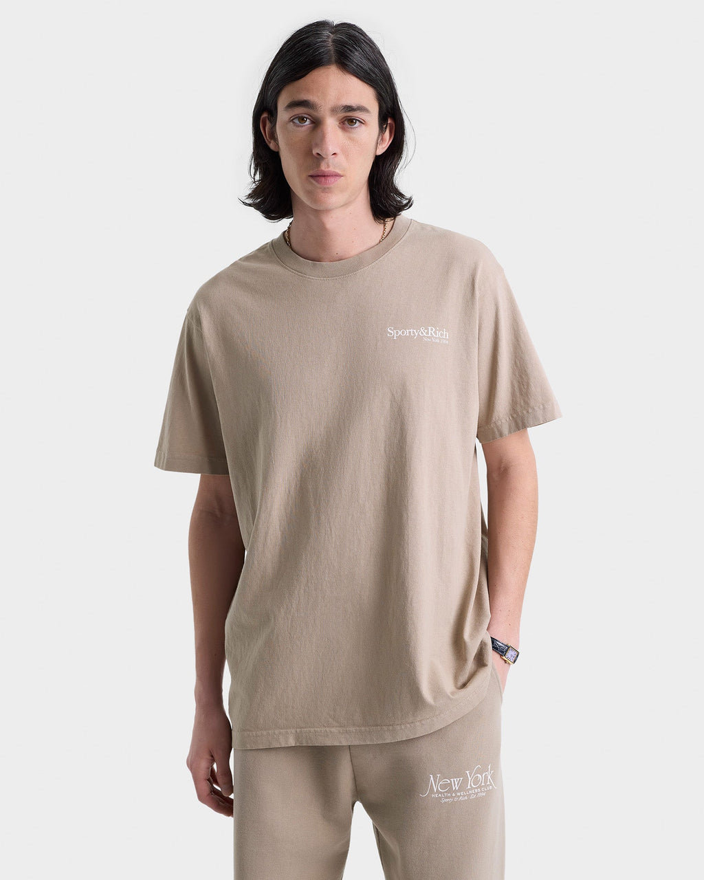 NY 94 Sweatpant - Elephant/White