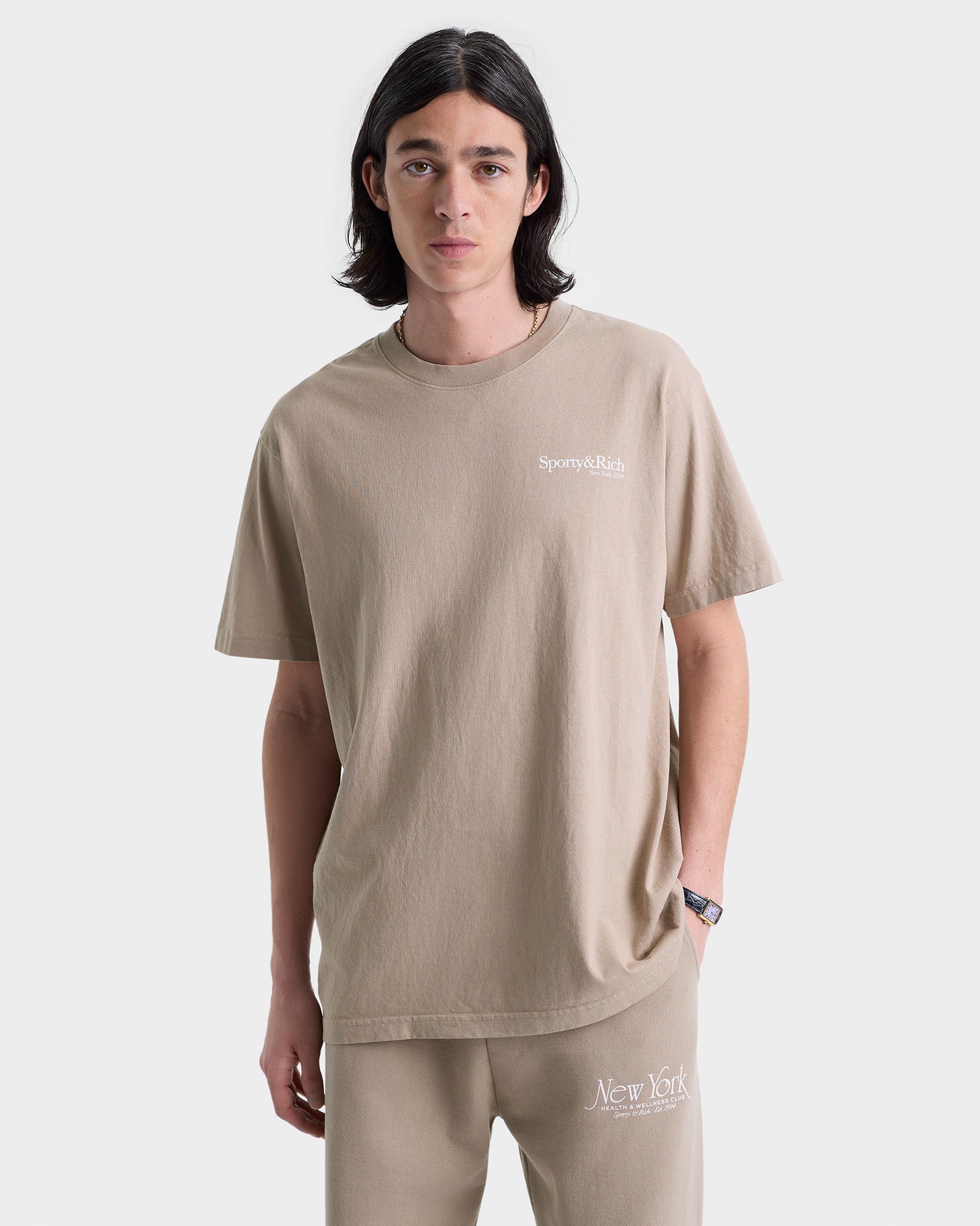 NY 94 Sweatpant - Elephant/White