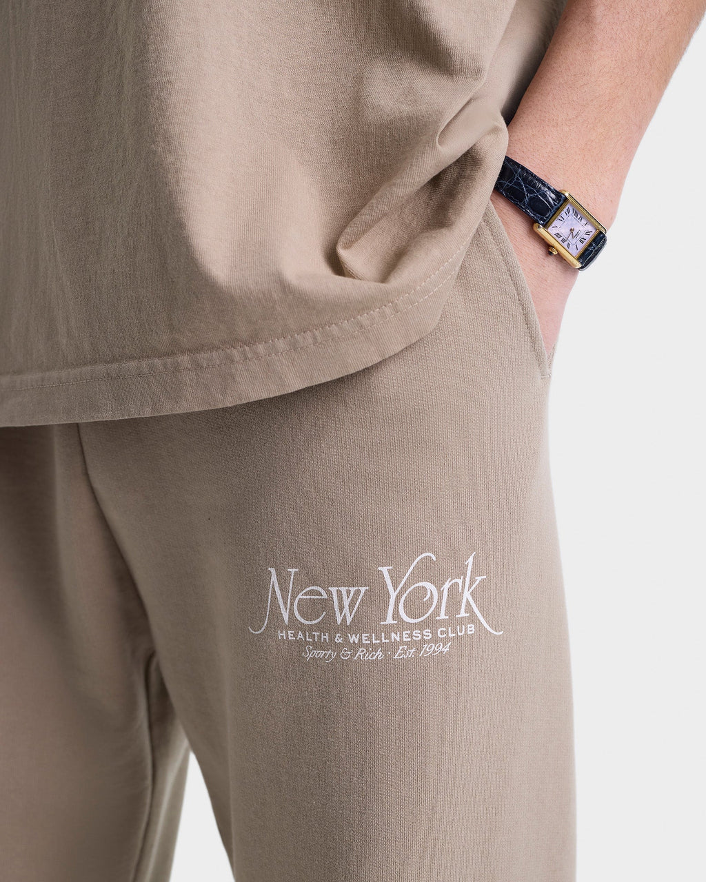 NY 94 Sweatpant - Elephant/White