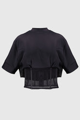 MESH CORSET TEE