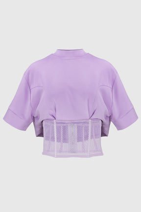 MESH CORSET TEE