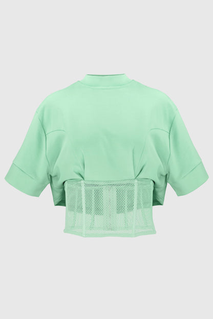 MESH CORSET TEE