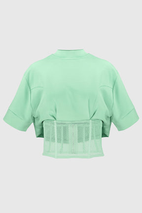 MESH CORSET TEE