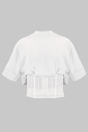 MESH CORSET TEE