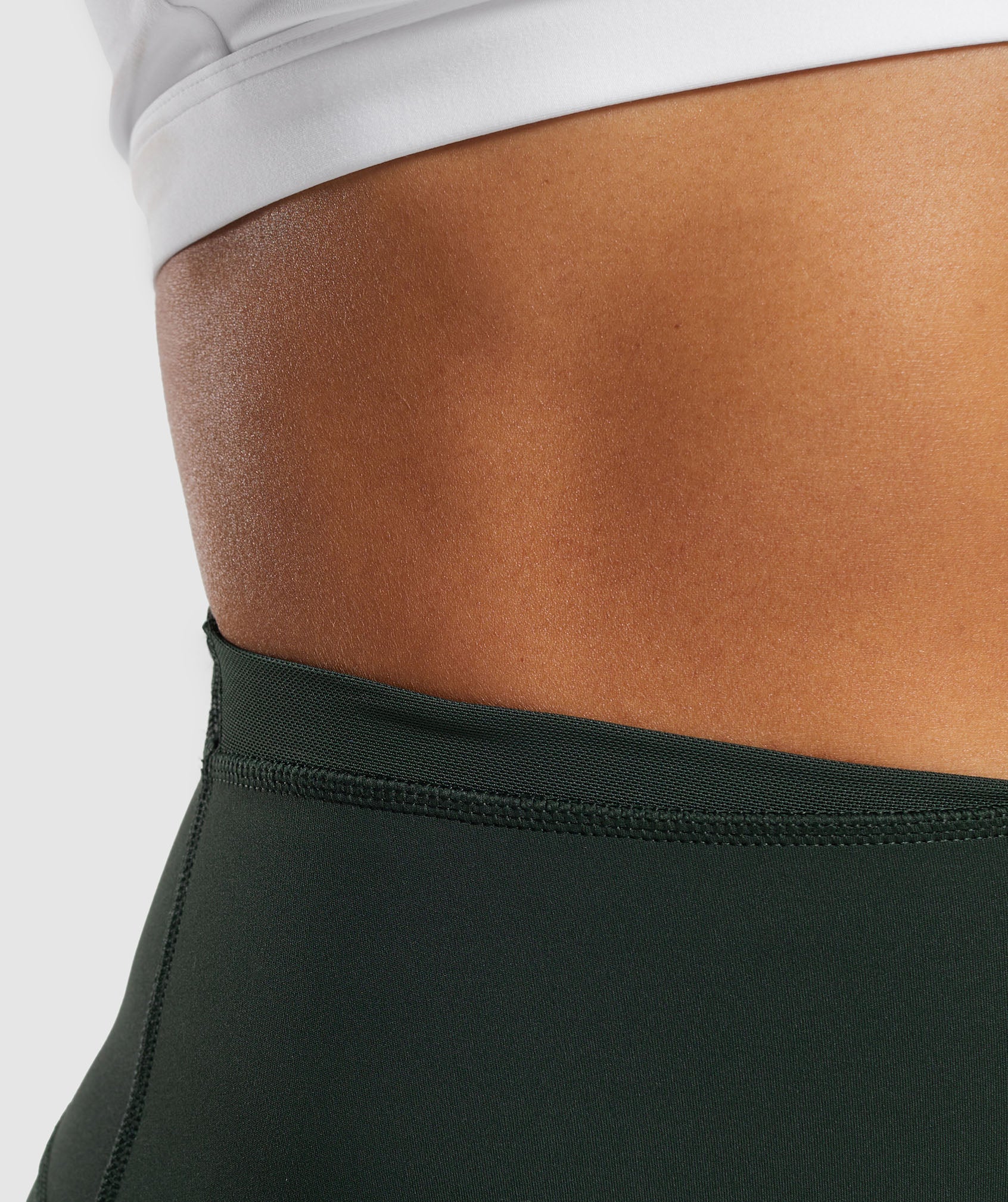 Gymshark Mesh Waistband Leggings - Victory Green