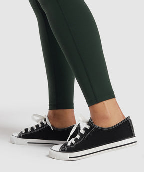 Gymshark Mesh Waistband Leggings - Victory Green