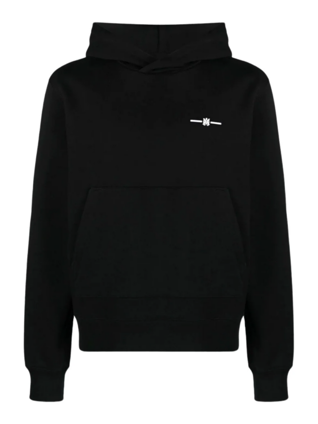 AMIRI MICRO MA BAR LOGO HOODIE BLACK