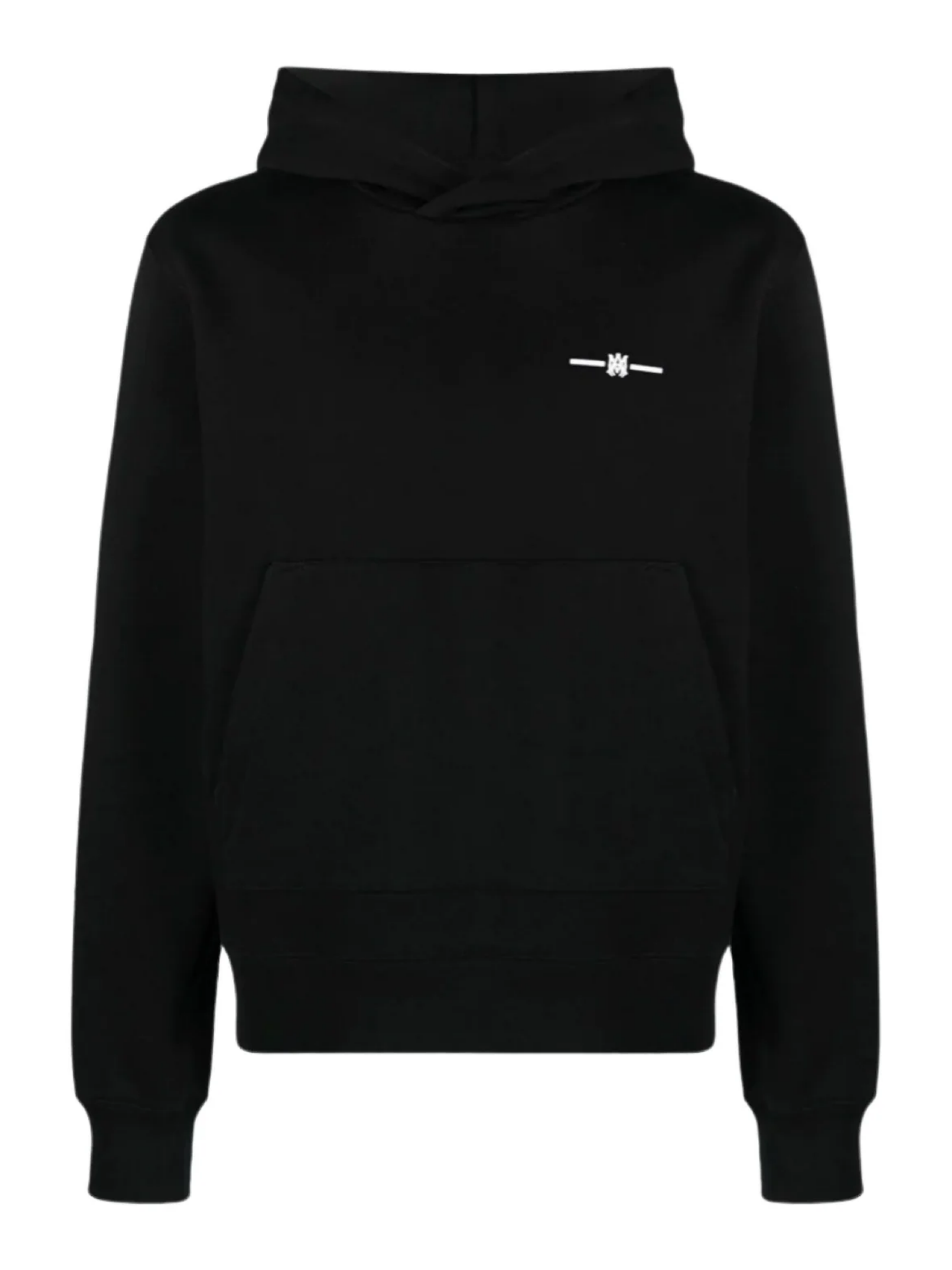 AMIRI MICRO MA BAR LOGO HOODIE BLACK