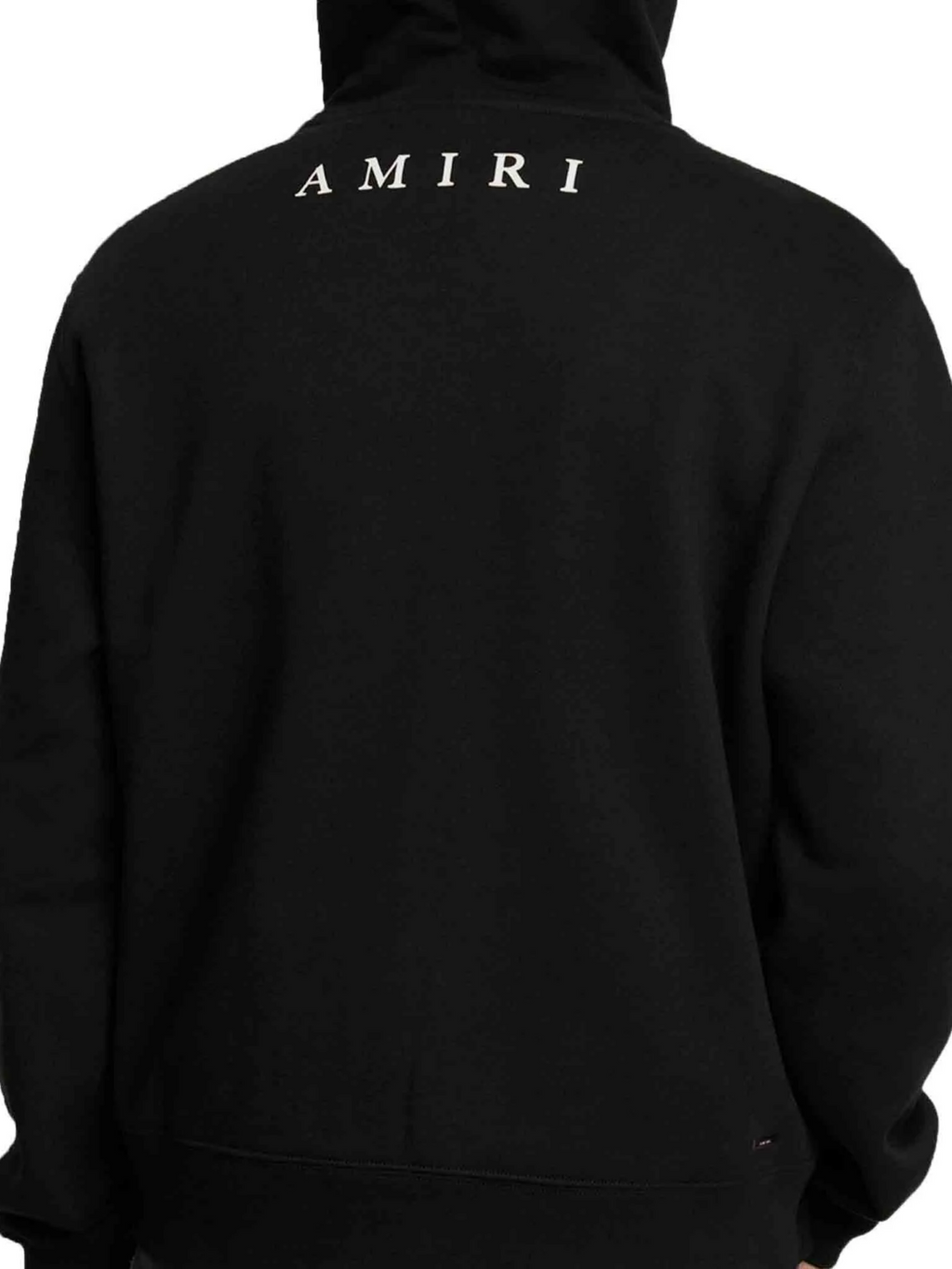 AMIRI MICRO MA BAR LOGO HOODIE BLACK