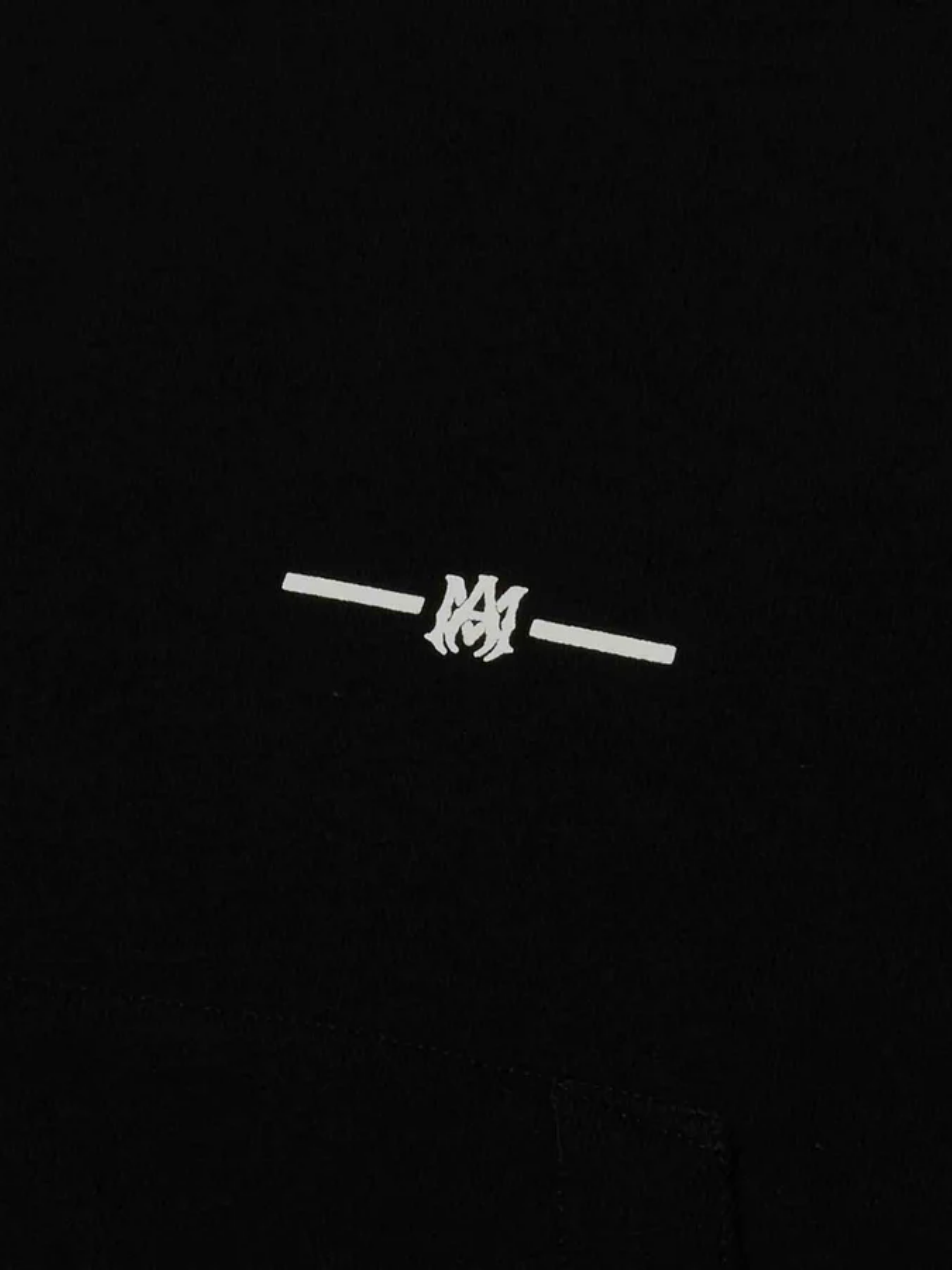 AMIRI MICRO MA BAR LOGO HOODIE BLACK