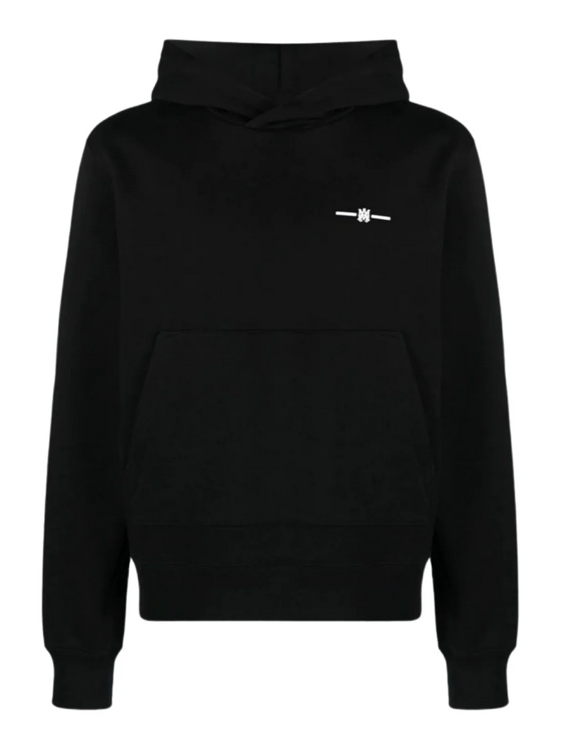 AMIRI MICRO MA BAR LOGO HOODIE BLACK