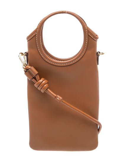 Brown Logo Mini Tote