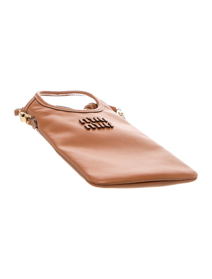 Brown Logo Mini Tote