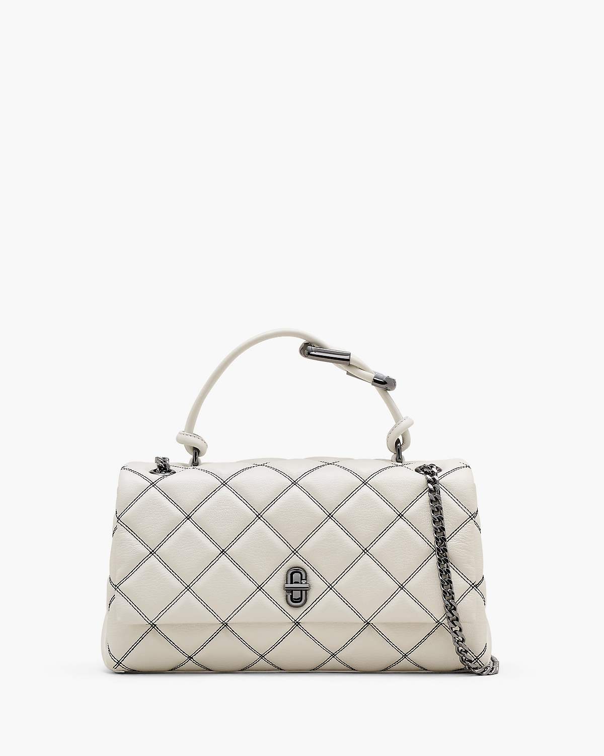 The Bi-Color Quilted Dual Convertible Shoulder Bag