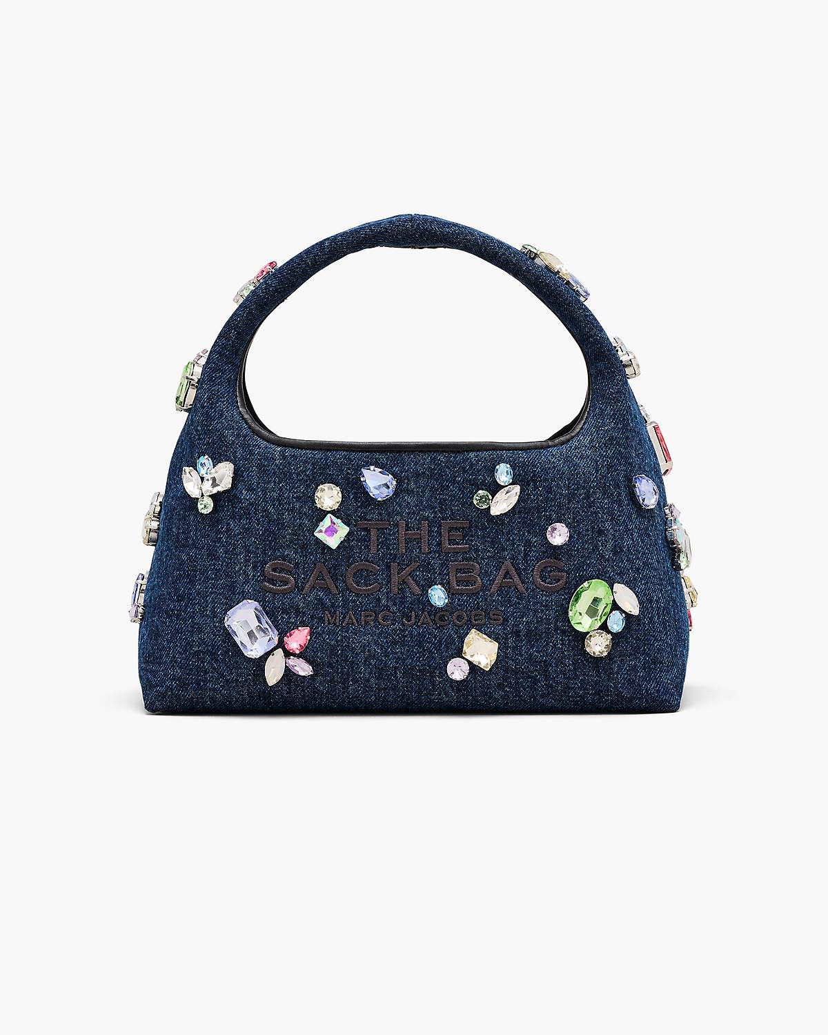 The Gem Denim Mini Sack Bag