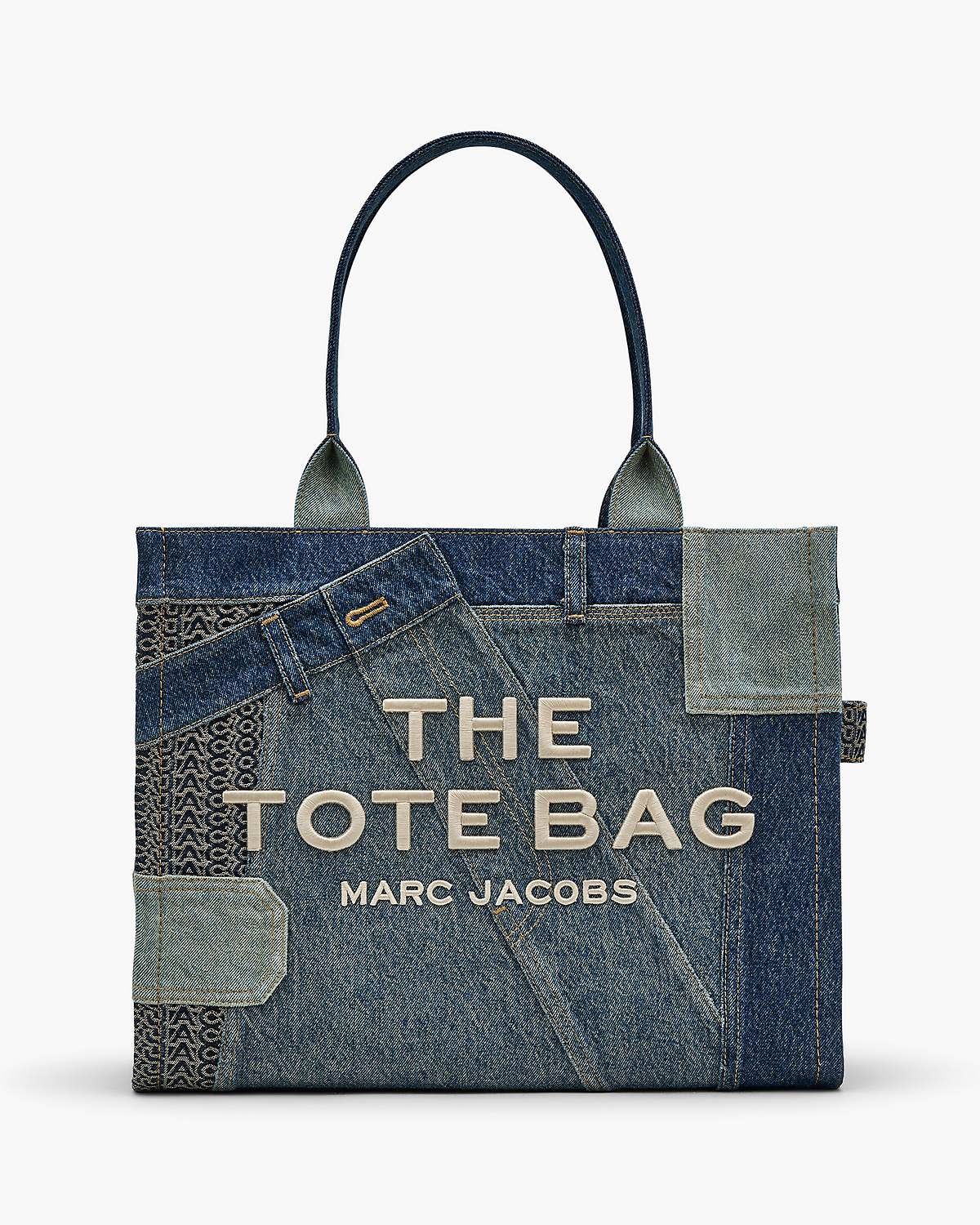 The Deconstructed Denim Large Tote Bag