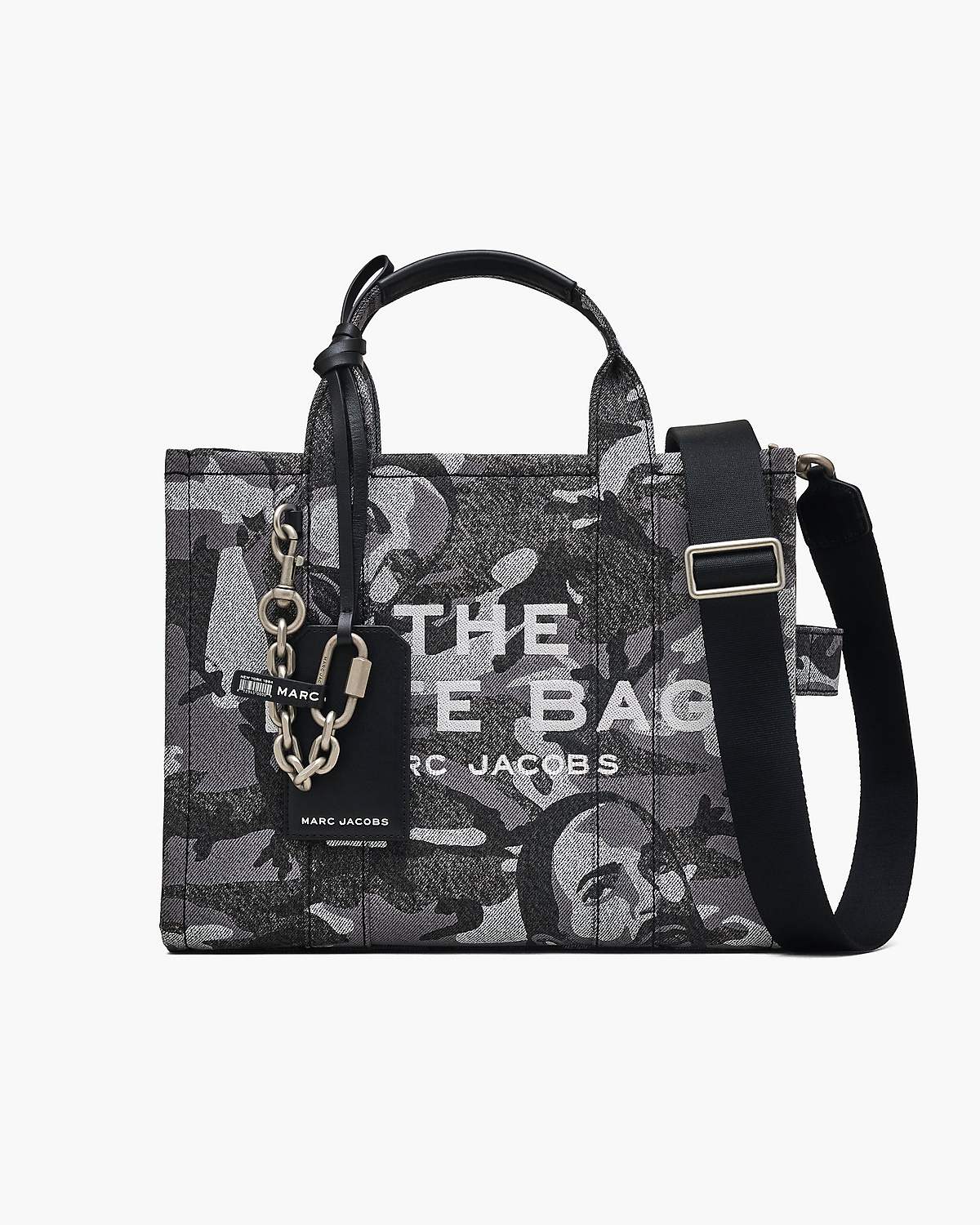 The Marc Camo Denim Medium Tote Bag