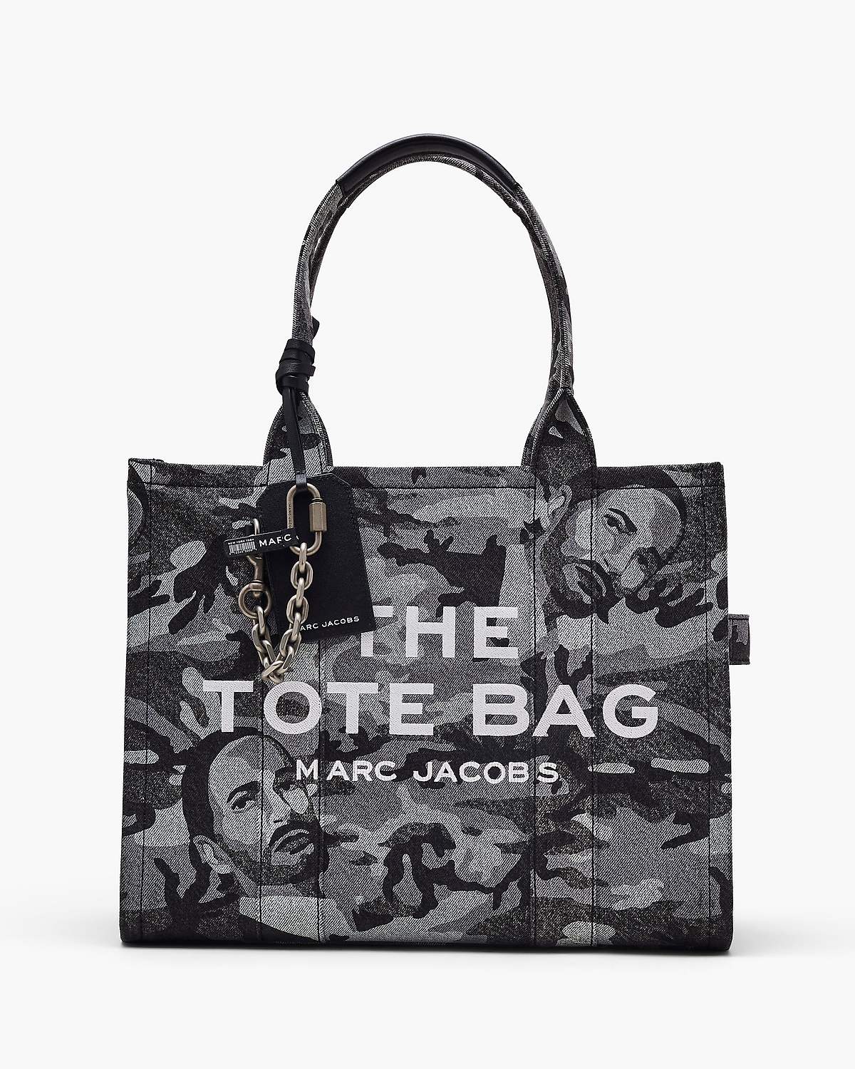 The Marc Camo Denim Large Tote Bag