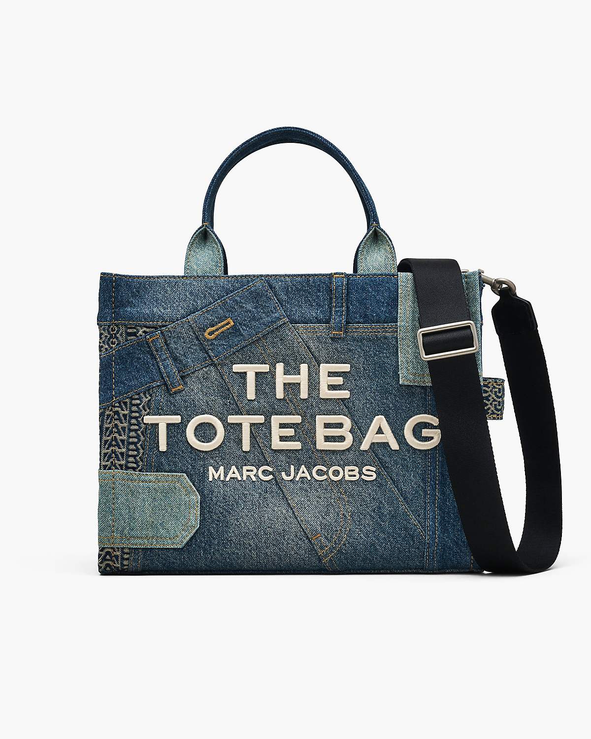 The Deconstructed Denim Medium Tote Bag