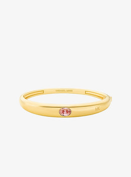 Oval Stone Bangle