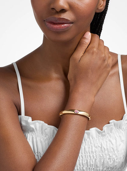 Oval Stone Bangle