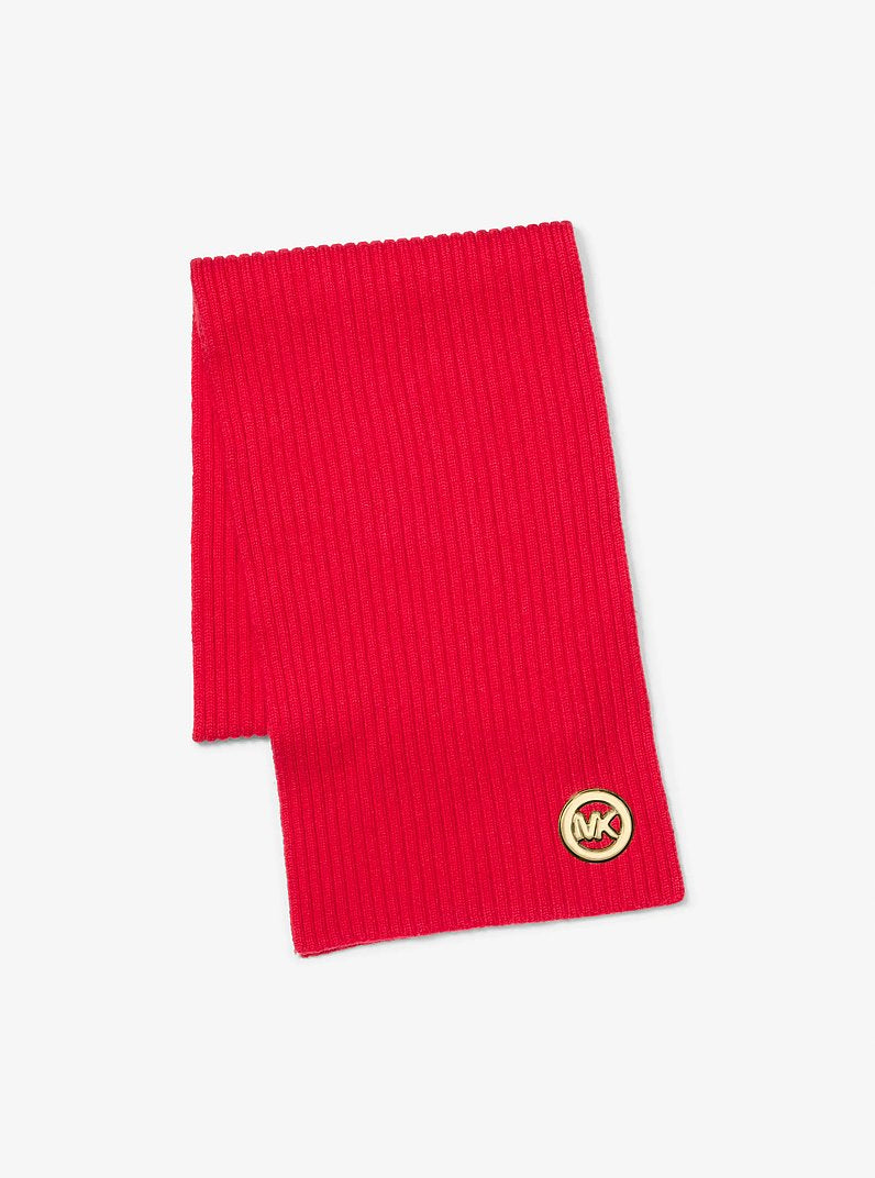 Ribbed Wool Scarf