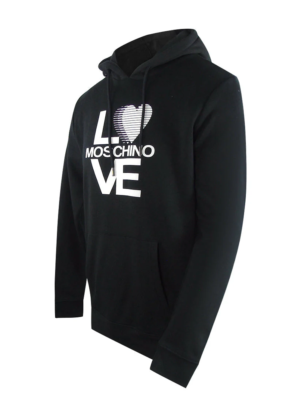 Love Moschino Iconic Bold Logo Black Hoodie
