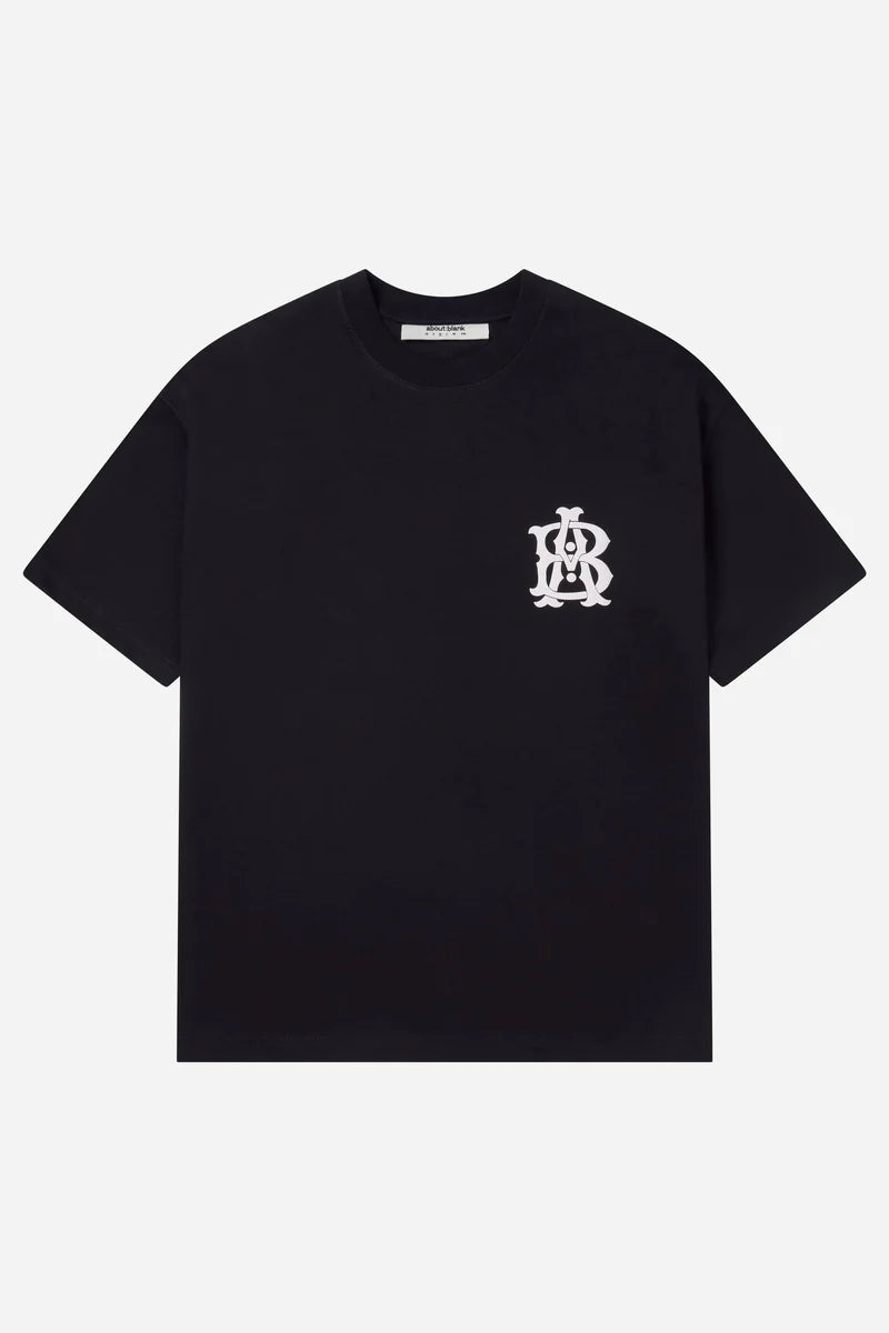Monogram t-shirt - black/ecru