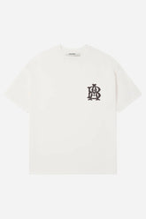 Monogram t-shirt - oat/black