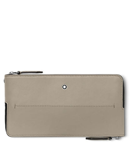 Dusty Grey Soft Double Travel Pouch