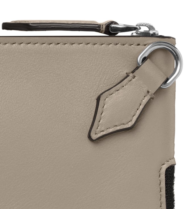Dusty Grey Soft Double Travel Pouch