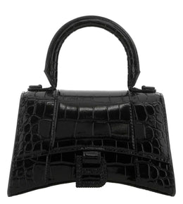 Balenciaga Black Hourglass Mini Satchel Bag