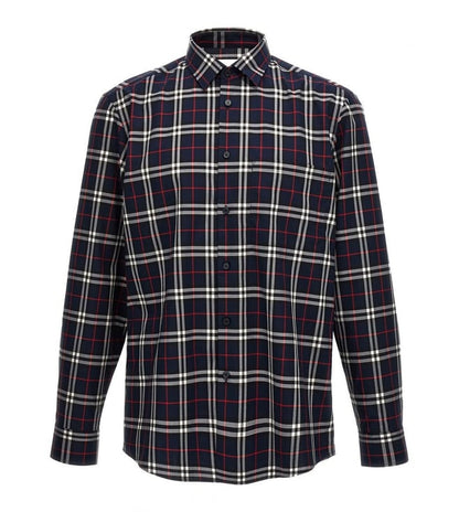 Burberry Navy Check Shirt