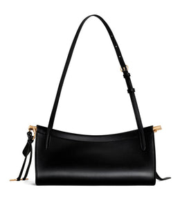 Black Le Click East West Small Shoulder Bag