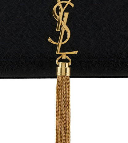 Saint Lauren Black Kate Small Shoulder Bag