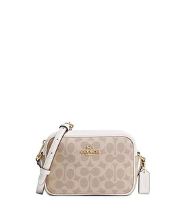 Beige Jamie Logo Mini Cross Body Bag