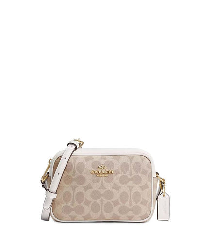 Beige Jamie Logo Mini Cross Body Bag