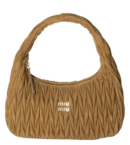 Brown Wander Matelasse Hobo Bag