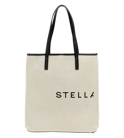 STELLA MCCARTNEY Off White Smc Canvas Large Tote Bag
