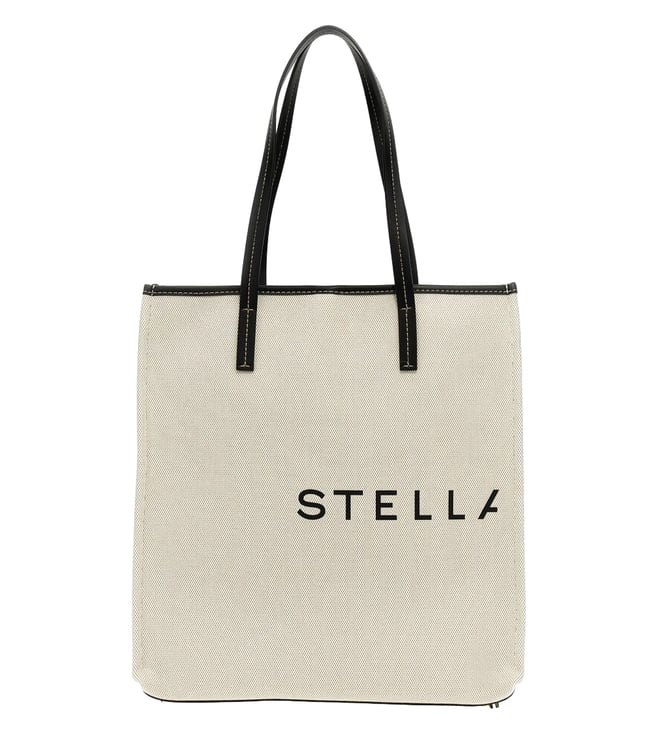 STELLA MCCARTNEY Off White Smc Canvas Large Tote Bag