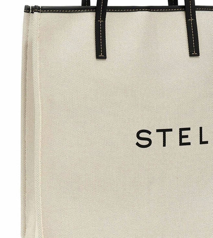 STELLA MCCARTNEY Off White Smc Canvas Large Tote Bag