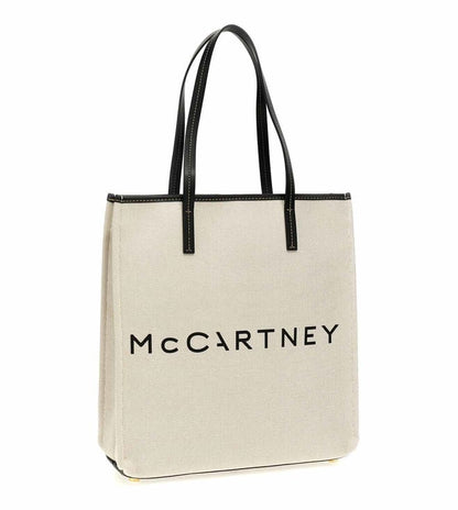 STELLA MCCARTNEY Off White Smc Canvas Large Tote Bag