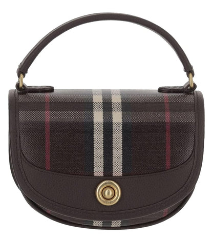 Burberry Mahogany Multicolor Highlands Mini Cross Body Bag